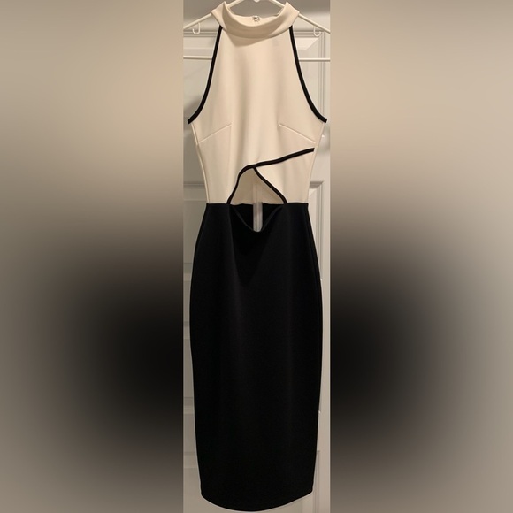 ASOS Sleeveless Peek-A-Boo Bodycon Dress - Picture 3 of 9